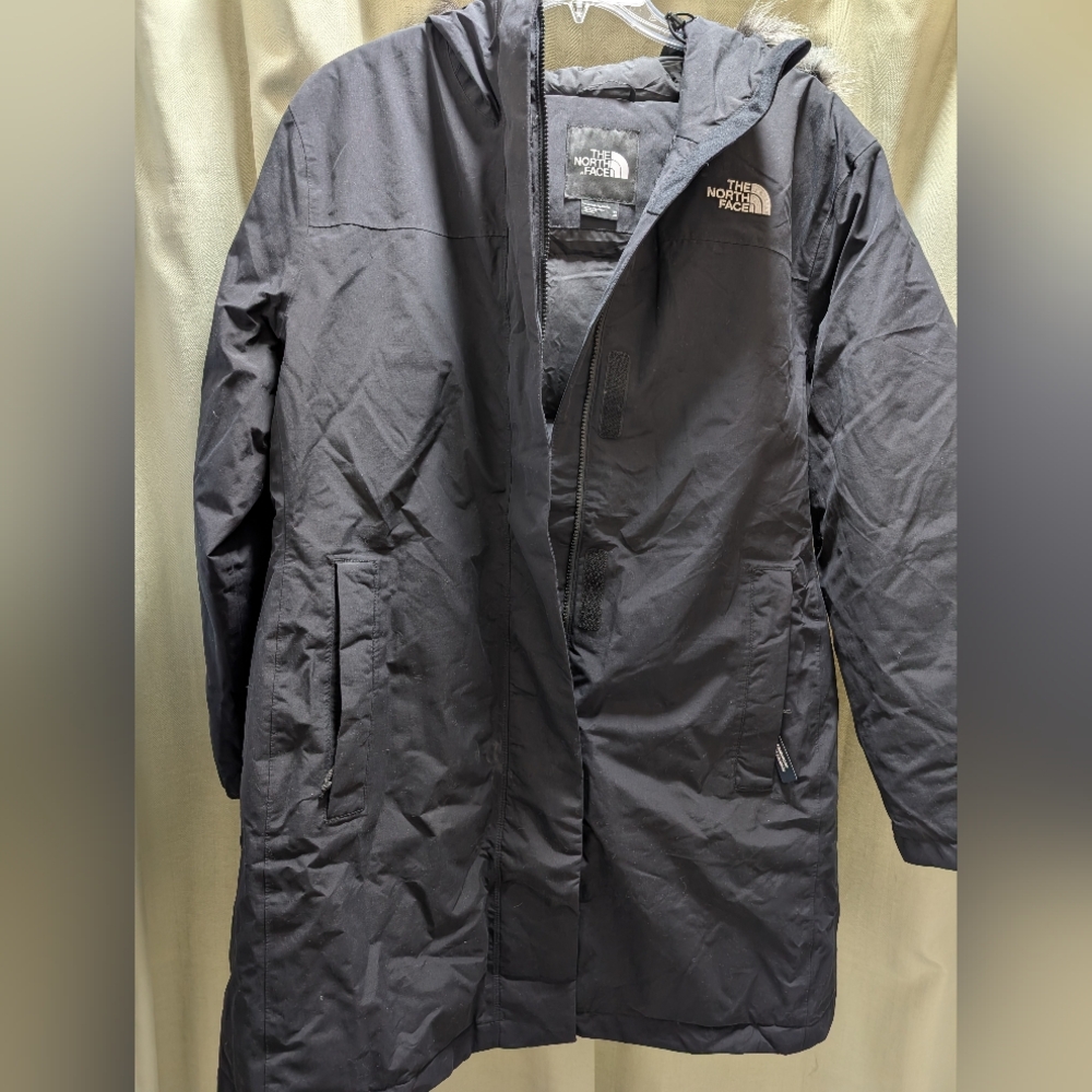 The North Face Black Hooded Parka Ladies Size 2X